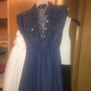 Denim dress